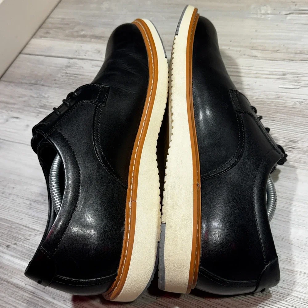 Nordstrom Rack Sven Plain Toe Derby Men's Shoes Black Sz 11.5M